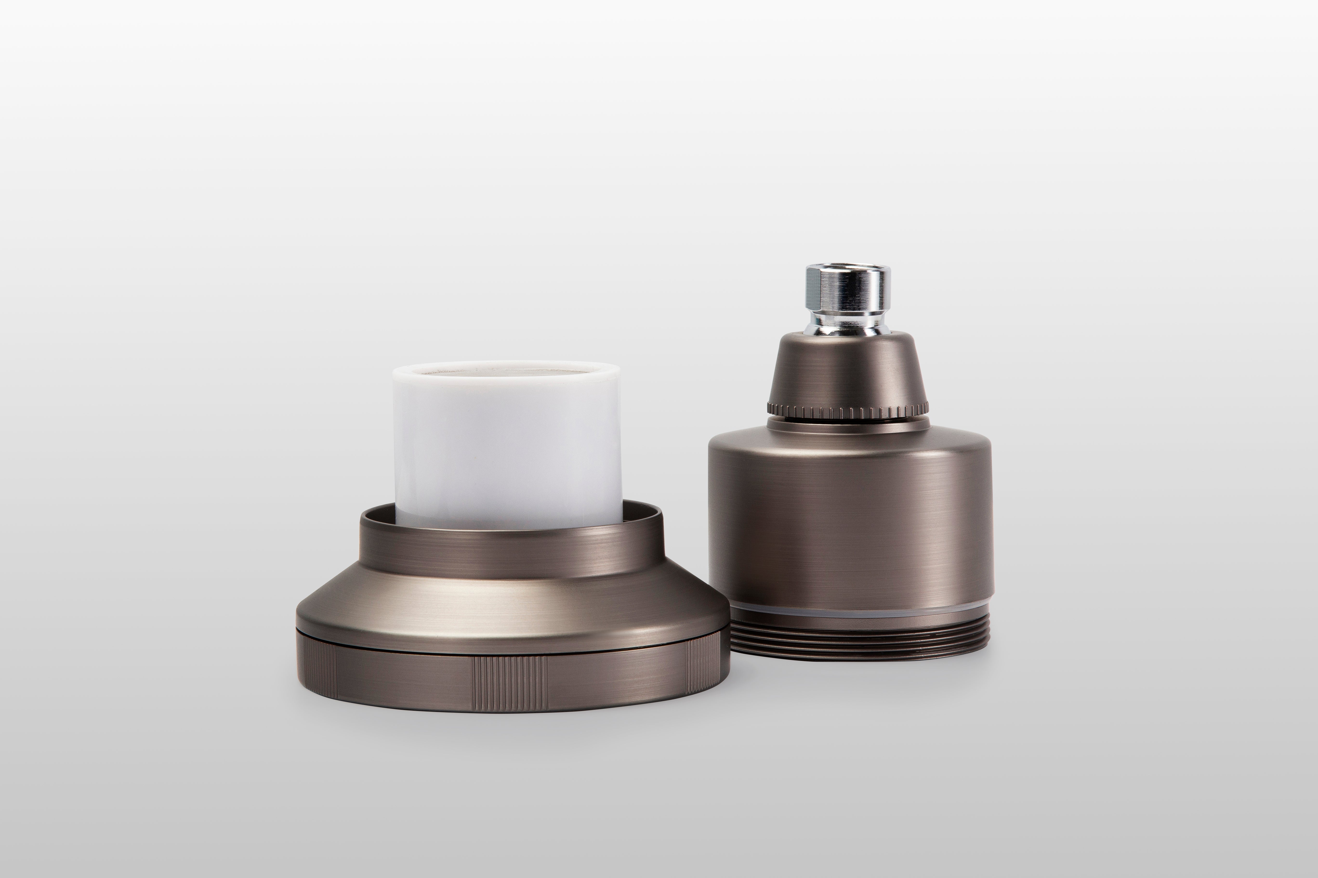 befor filtered showerhead fixd