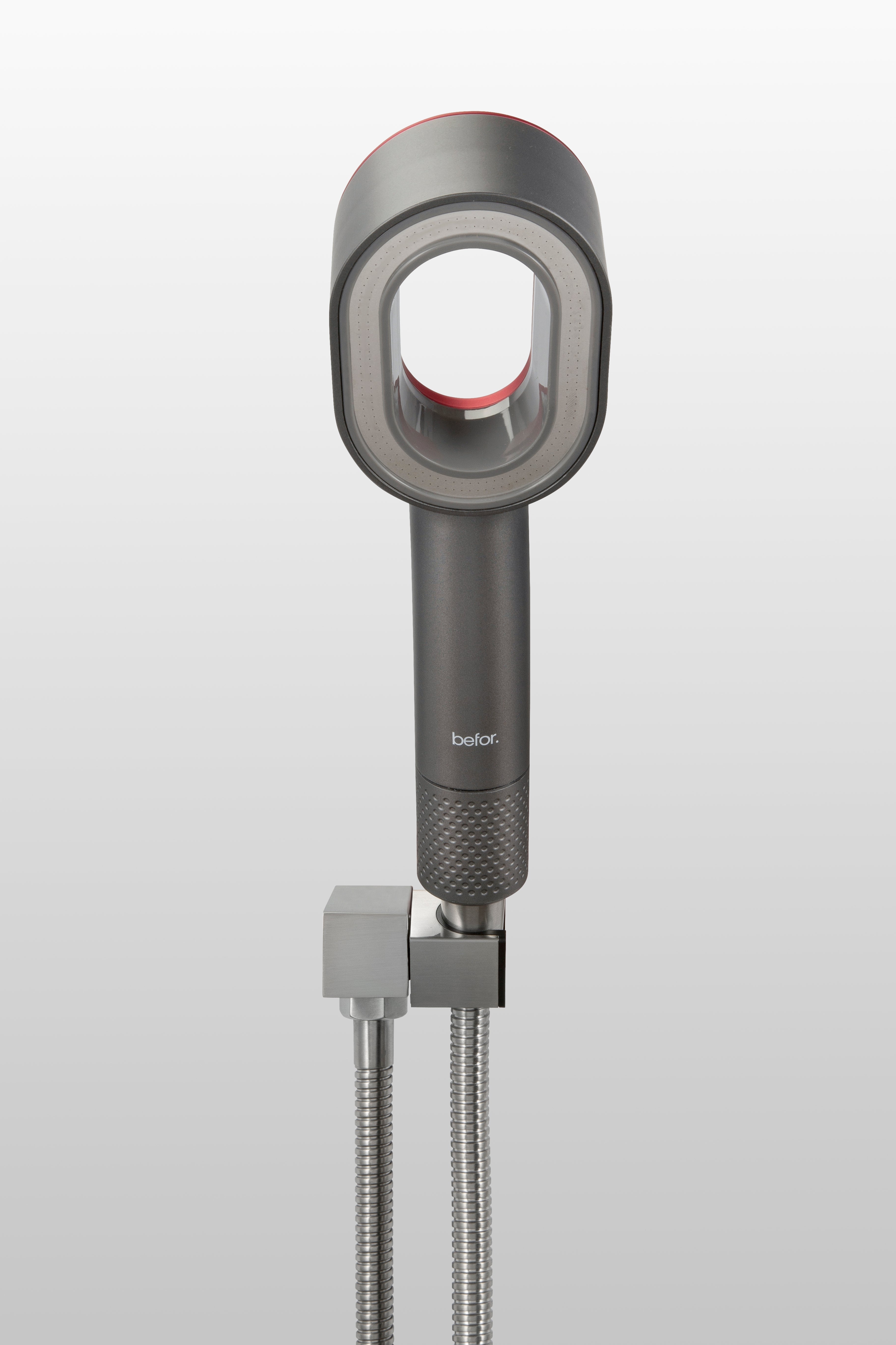 flex. handheld filtered showerhead - befor.
