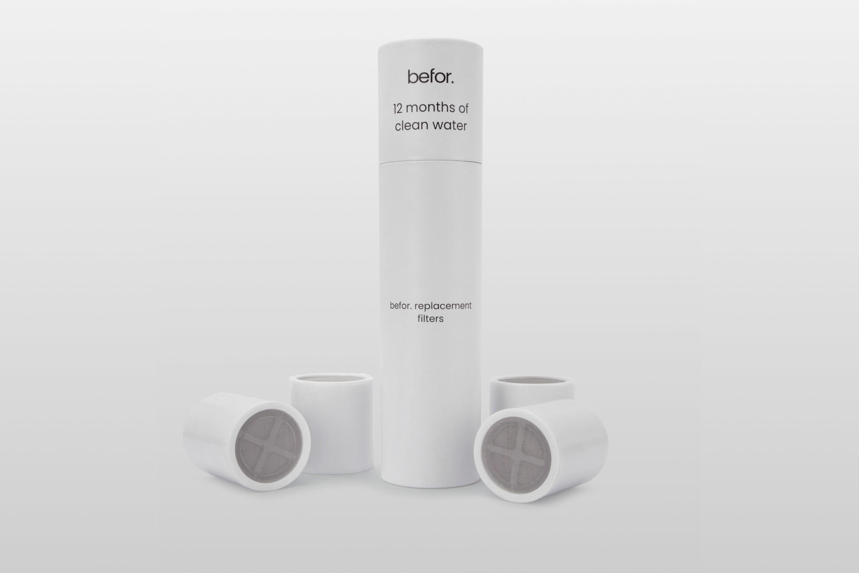 befor. Filtered Shower Head Bundle | 2 Heads + 4 Filters | 12 Months Clean Water - befor.