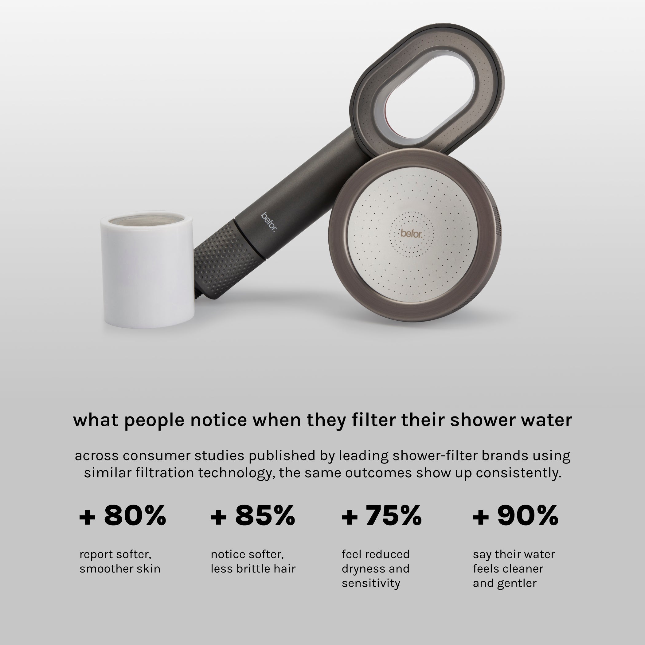 family. filtered showerhead - befor.