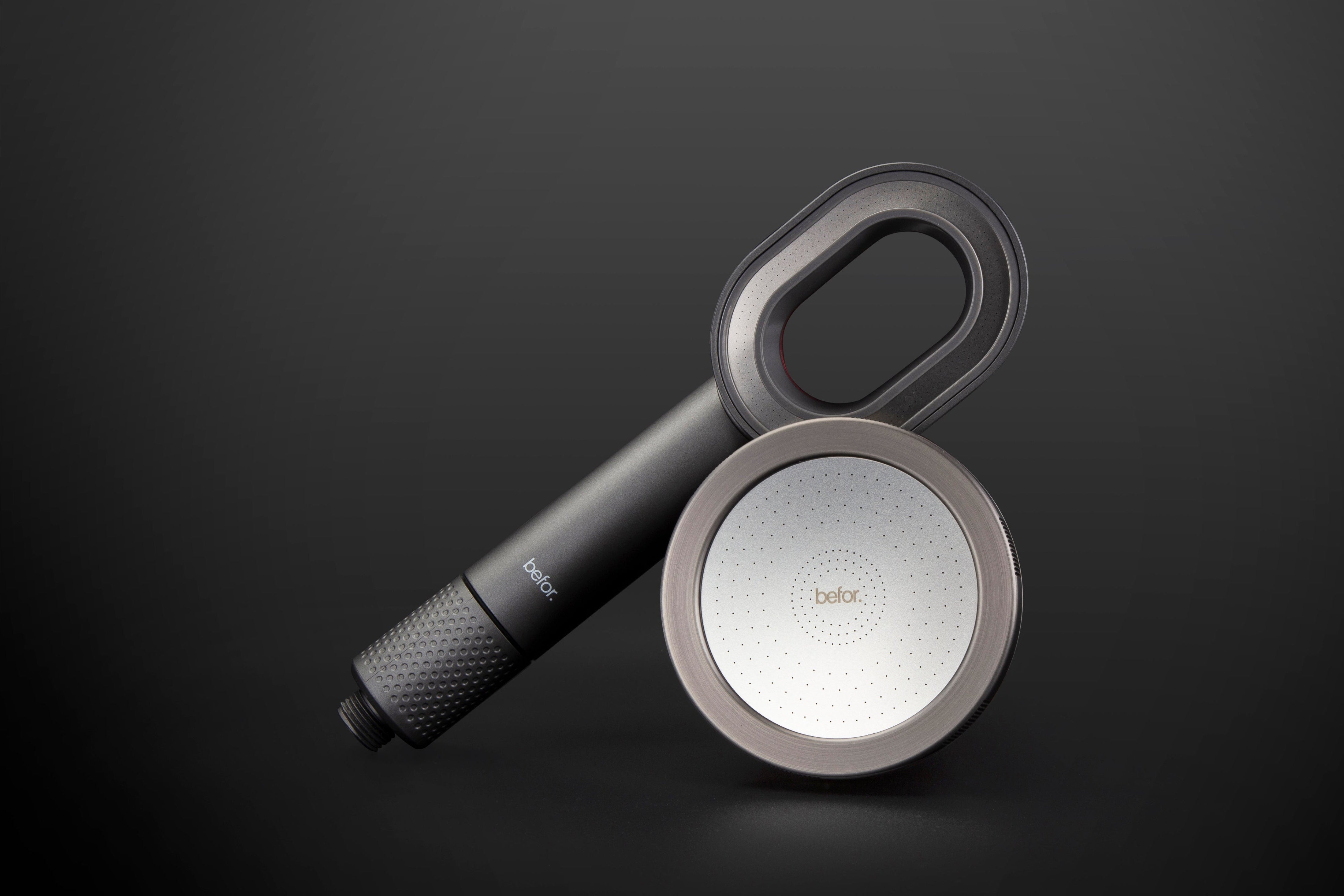 befor filtered showerheads. fixd and flex.